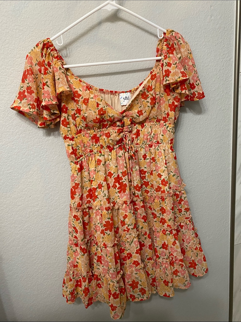 Y&I Floral Mini Dress